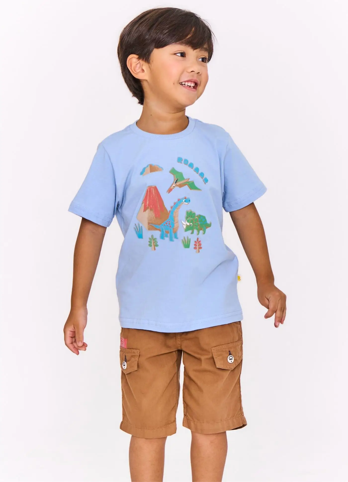 Miniatura CAMISETA TEMA DINO DE BRINCAR COR: AZUL GLACIAL 2